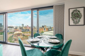 Family Friendly Penthouse 2 Bed Apt with FREE Parking - Birmingham City Center - Netflix